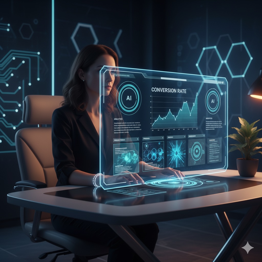 AI-powered content creation interface